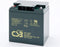 CSB-EVX12300 12 volt AGM loodzuurbatterij 30 Ah, 166x125x175mm M5 binnendraad cyclusbestendig + stand-by