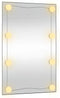 vidaXL - Wandspiegel - met - LED's - rechthoekig - 40x60 - cm - glas