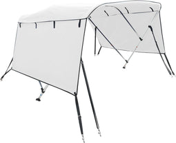 vidaXL - Biminitop - 3 - bogen - met - zijwanden - 183x(137-152)x137 - cm