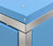 vidaXL - Containerberging - dubbel - 138x77,5x112,5 - cm - roestvrij - staal