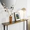 SoBuy FSB50-PF - Consoletafel - Zwart metalen frame en spaanplaatblad - 120x20x75cm