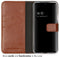 Selencia Galaxy S22 - Echt Lederen Bookcase - 3 Pashouders - Bruin