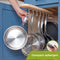 HI NATURE™ Koekenpannenset - 3-Delig - RVS - Ø 20/24/28 cm - Anti-aanbaklaag - Inductie & Alle Warmtebronnen (set van 3)