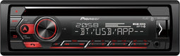 Pioneer DEH-S420BT - Autoradio Enkel din - USB Bluetooth - Rood