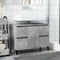 vidaXL - Wastafelkast - 80x33x60 - cm - bewerkt - hout - betongrijs