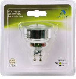 Lucide CFL BULB - Spaarlamp - GU10 - 8W 2700K - Warm wit licht