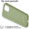 imoshion Hoesje Geschikt voor iPhone 15 Hoesje Siliconen - imoshion Color Backcover - groen