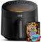 LEBENLANG Airfryer 5L - 1500W - 8 Programma's - Zwart