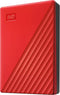 WD My Passport - Externe HDD 6TB - Wachtwoordbeveiliging - Rood (2024)