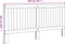 vidaXL - Hoofdbord - 200x104 - cm - massief - grenenhout