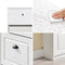 SoBuy FSR94-WG - Schoenenkast - 3 kleppen 12 paar - Wit