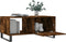 vidaXL - Salontafel - 90x50x40 - cm - bewerkt - hout - gerookt - eikenkleurig