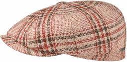 Stetson Hatteras Newsboy Cap - Ruiten Patroon - Maat 60