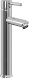 vidaXL - Wastafel - met - kraan - en - pop-up - afvoer - gehard - glas - goudkleurig