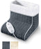 Beurer FW 20 Elektrische Voetenwarmer - 3 Warmtestanden - Tot maat 47 - Snelle opwarming - Automatische uitschakeling - Fleece/Teddy - Voering machinewasbaar - 3 Jaar garantie - Grijs