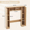 Cost Toilet Toiletkast - Dubbele Deur - Verstelbare Planken - Bruin - 87,5x18x98 cm
