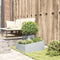 vidaXL - Tuinpot - 60x60x50 - cm - Gegalvaniseerd - Staal