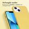 iMoshion Hoesje Geschikt voor iPhone 13 Hoesje Met Koord - iMoshion Color Backcover met afneembaar koord - Geel