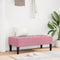 vidaXL - Ligbed - Roze - 113x57x39 - cm - Velours