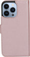 Mobiparts iPhone 13 Pro - Wallet Case - Saffiano motief - Roze