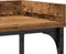 vidaXL - Console - Tafel - Oud - Hout - 100x30x80 - cm - Engineered - Hout - en - Staal