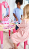 Klein Toys Barbie beautystudio Happy Vibes - nageldroger met lucht- en lichteffecten - roze beige