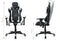 Gamestoel Thomas - bureaustoel racing gaming - ergonomisch - zwart wit