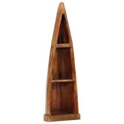 Kast bootvorm 39x27x127 cm gerecycled hout