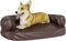 vidaXL - Hondenmand - met - ergonomisch - schuim - 88x65 - cm - kunstleer - bruin