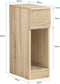 SoBuy FBT111-N - Nachtkastje met Lade - Compacte Bijzettafel Naturel