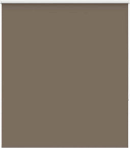 vidaXL - Rolgordijn - verduisterend - koffie - 130x175 - cm - stofbreedte - 126,6 - cm