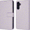 iMoshion Hoesje Geschikt voor Samsung Galaxy A54 (5G) Hoesje Met Pasjeshouder - iMoshion Design Bookcase smartphone - Paars / White Daisy