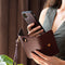 Selencia Hoesje Geschikt voor Samsung Galaxy S21 Plus Hoesje Met Pasjeshouder - Selencia Tierra Uitneembare Slang Clutch - Rood