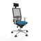Bureaustoel met hoofdsteun Piqueras y Crespo 4B086G1 Groene benzine