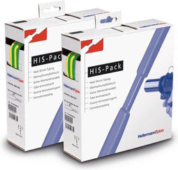 HellermannTyton 300-31907 Krimpkous zonder lijm Groen, Geel 19.10 mm 9.50 mm Krimpverhouding:2:1 5 m