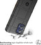 imoshion Hoesje Geschikt voor Motorola Moto G73 Hoesje Siliconen - imoshion Rugged Shield Backcover - Zwart