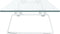 vidaXL - Monitorstandaard - 100x20x8 - cm - gehard - glas - en - metaal - wit