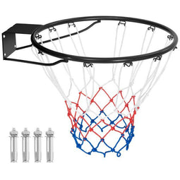 Coast Basketbalring - Metaal & Polyester - Ø45cm - Zwart