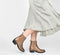 PS Poelman Mustang - Dames Cowboy Enkellaarzen - Metallic leer - Bruin Brons