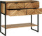 vidaXL - Console - Tafel - 90x35x80 - cm - Massief - Acaciahout