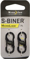 NITE Ize NI-LSBM-01-2R3 Karabijn MicroLock S-Biner 2 35 mm x 15 mm x 7 mm 2 stuk(s)