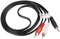 Lanberg CA-MJRC-10CC-0015-BK - 3.5mm naar 2 x RCA Kabel - 1,5 m - Zwart
