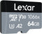 Lexar Professional 1066x - microSDXC UHS-I - 64 GB - Klasse 10 - Zilver