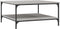 vidaXL - Salontafel - 80x80x40 - cm - bewerkt - hout - grijs - sonoma - eikenkleurig