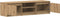vidaXL - Tv-meubel - 140x40x36 - cm - bewerkt - hout - artisanaal - eikenkleurig