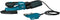 Makita BO006CGZ - Accu-deltaschuurmachine 36 V - 100x150 mm - Blauw