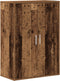 vidaXL - Dressoir - Oud - Hout - 60x31x84 - cm - Engineered - Hout
