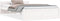 vidaXL - Bedframe - massief - hout - wit - 120x190 - cm