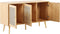 Beliani PEROTE - Sideboard - Lichte houtkleur - Rotan
