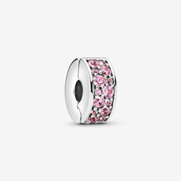 Pandora 791817PCZ - Clipbedel - Zilver 925 met Roze Zirkonia